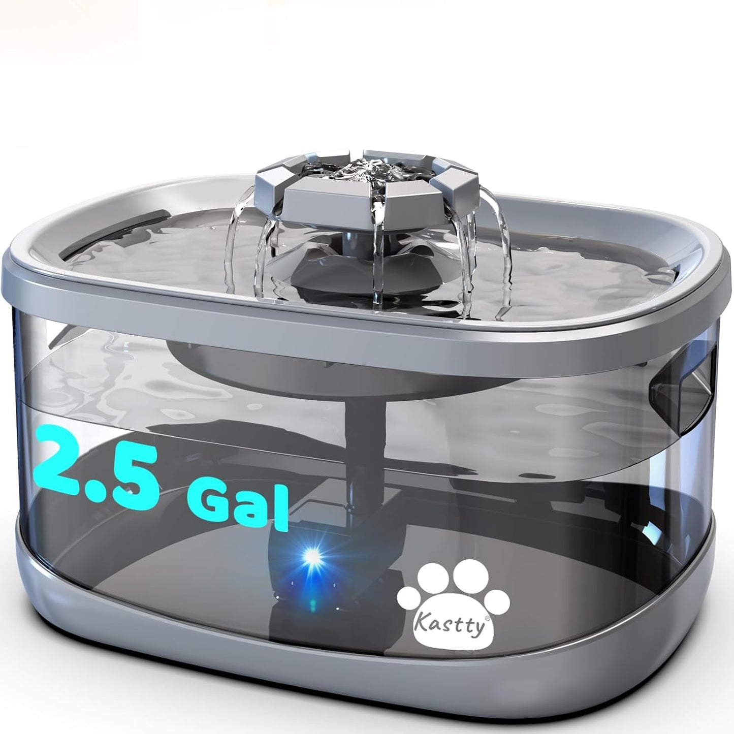 Kastty 2.5Gal/9.5L Dog Water Fountain