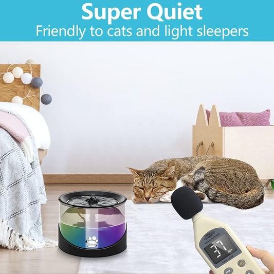 Kastty Super Quiet Water Fountain for Cats Inside