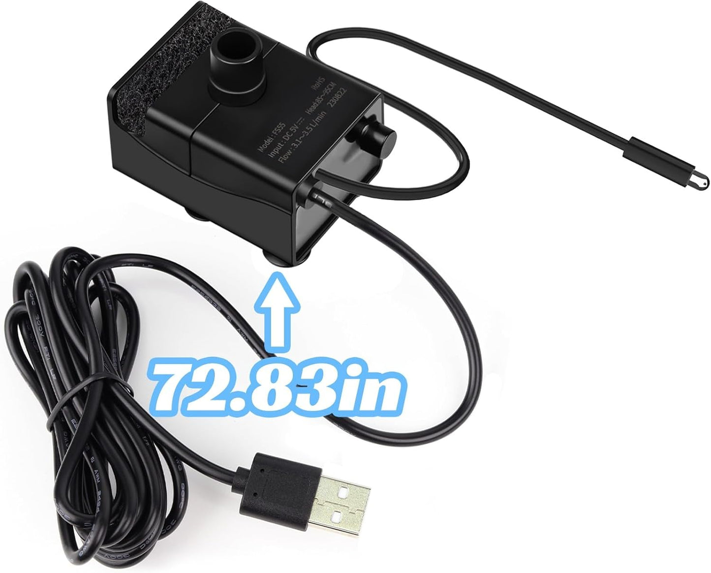 Replacement Water Pump for Kastty 2 Gallon Dog Water Fountains