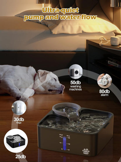 Kastty 2 Gallon Dog Water Fountain