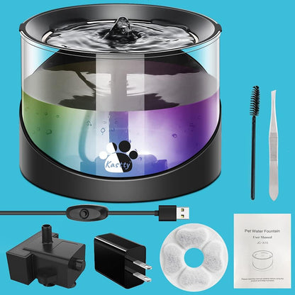 Kastty Super Quiet Water Fountain for Cats Inside