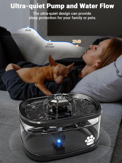 Kastty 2.5Gal/9.5L Dog Water Fountain